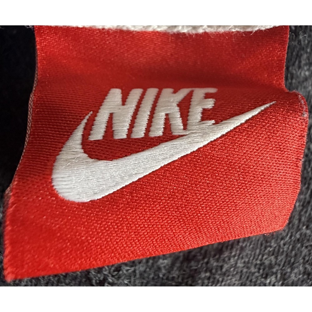 Nike Sweatshirt Mens Large Gray Just Do It Logo Fleece Pullover Crewneck - Picture 4 of 7